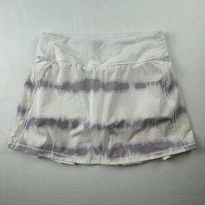 Lululemon Women's Pace Rival Mid-Rise‎ Long Skirt Transverse Lilac Multi Size 4